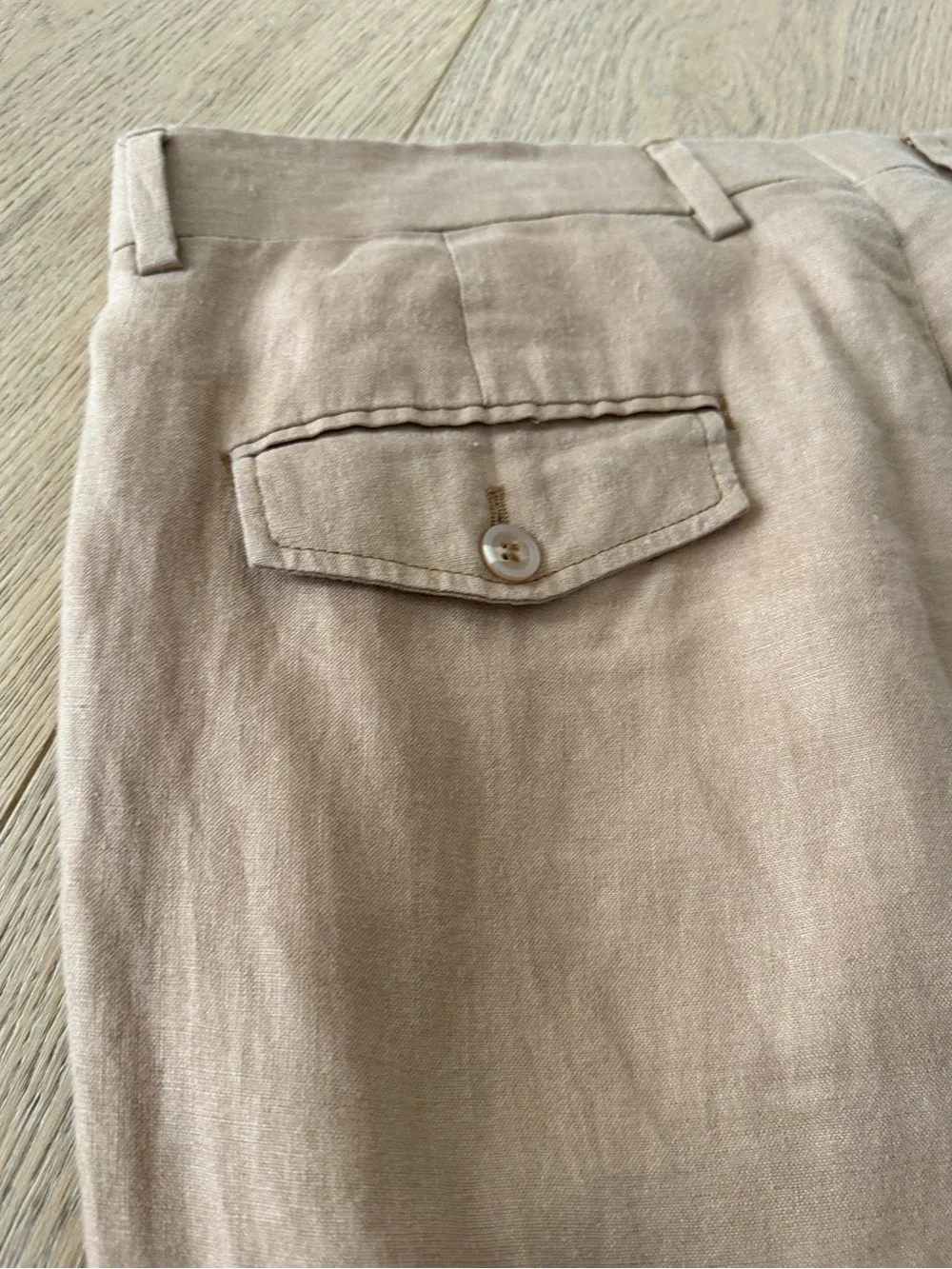 Cigar Couture Men 100% Linen Trousers Pants Size 34